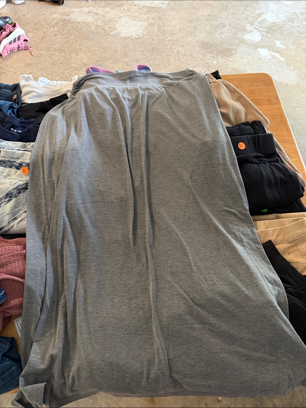 Women's Gray Maxi Skirt - Classic Everyday Style